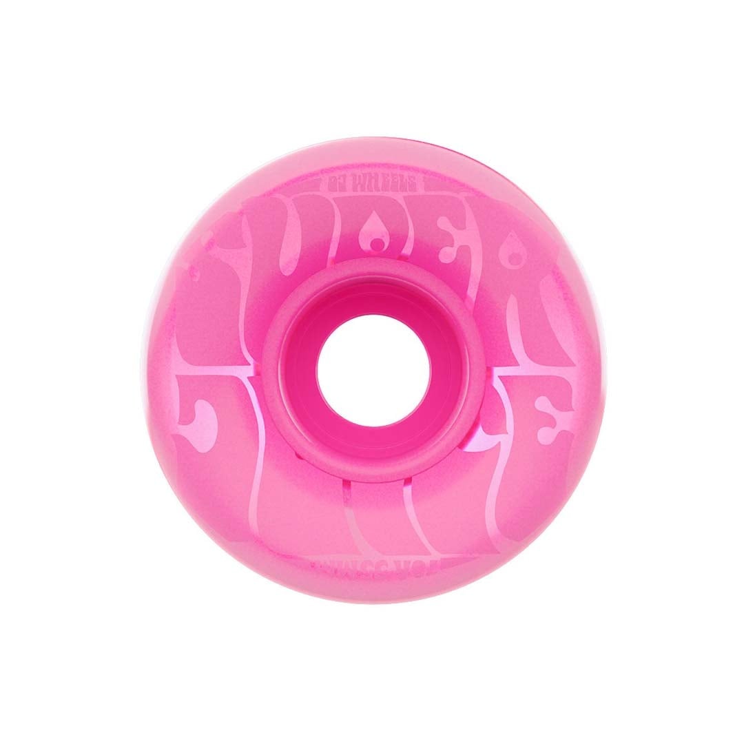 OJ Wheels Bubble Gum Mini Super Juice Transparent Pink 78a 55mm
