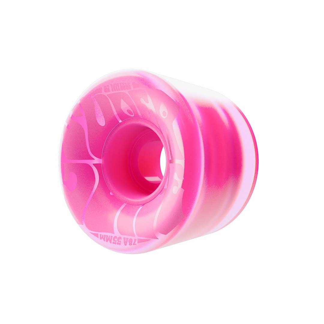 OJ Wheels Bubble Gum Mini Super Juice Transparent Pink 78a 55mm