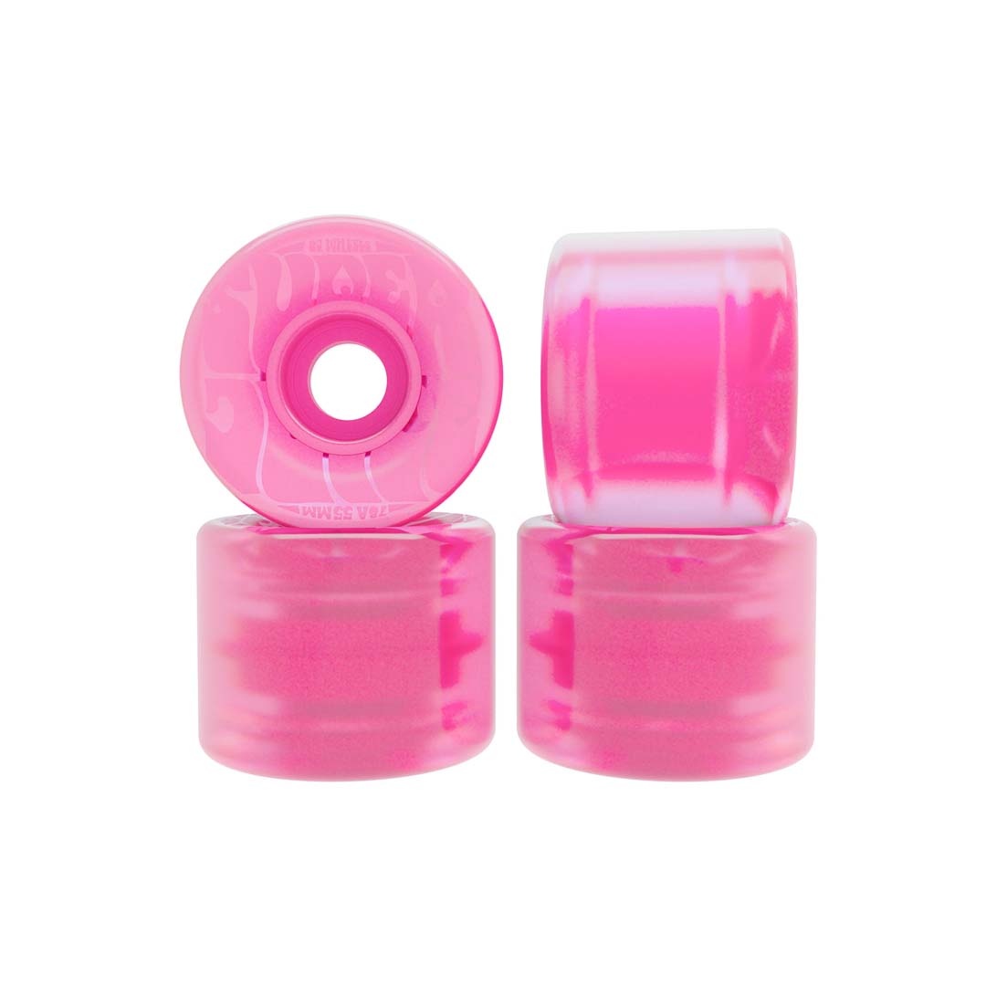 OJ Wheels Bubble Gum Mini Super Juice Transparent Pink 78a 55mm