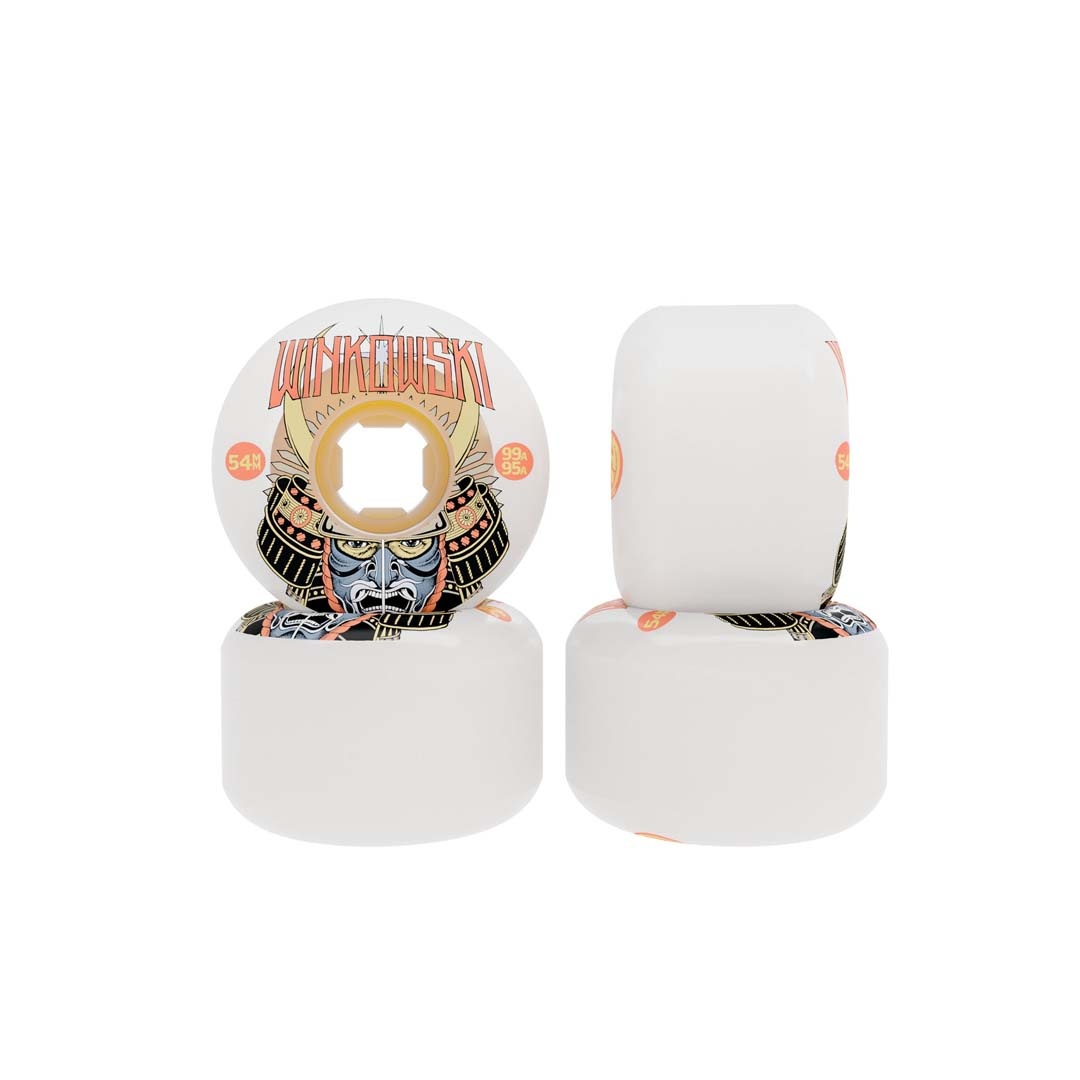 OJ Wheels Erick Winkowski Samurai Double Duro White Chubbies 99a/95a 54mm