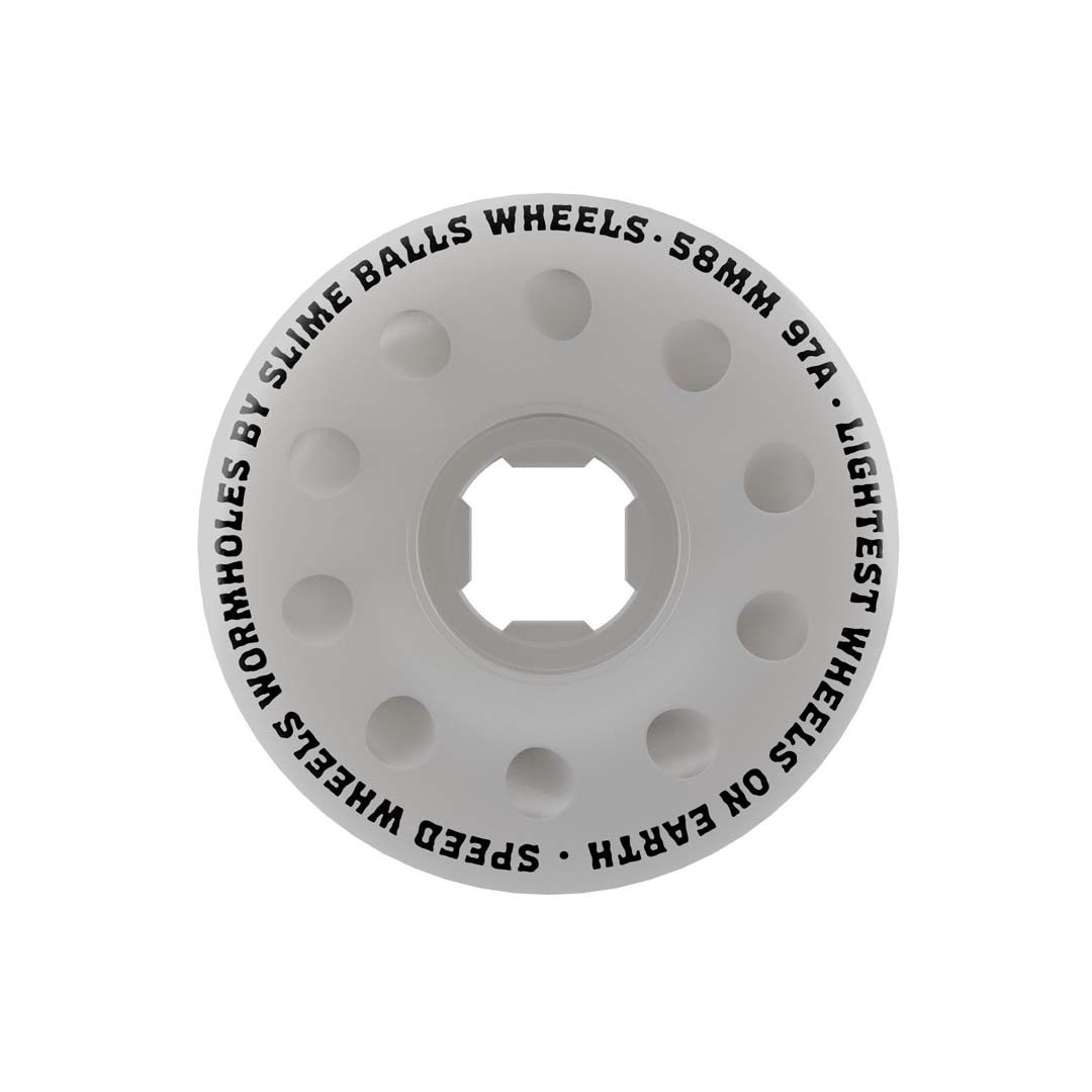 Slimeballs Worm Holes White 97a 58mm