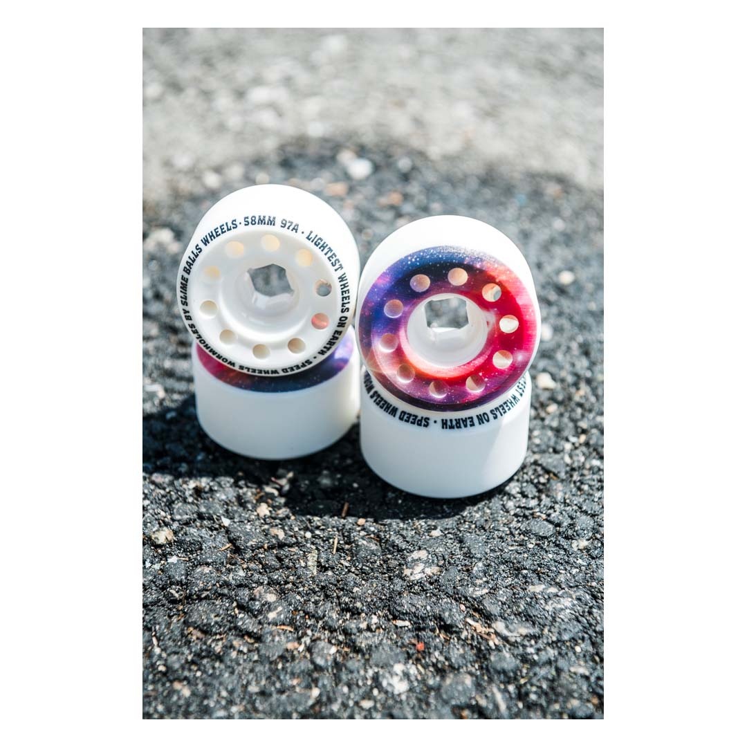 Slimeballs Worm Holes White 97a 58mm