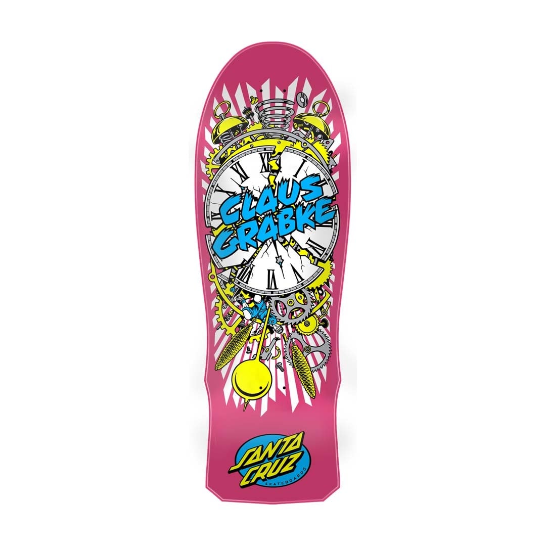 Santa Cruz Skateboards Grabke Exploding Clock Reissue 10.04"