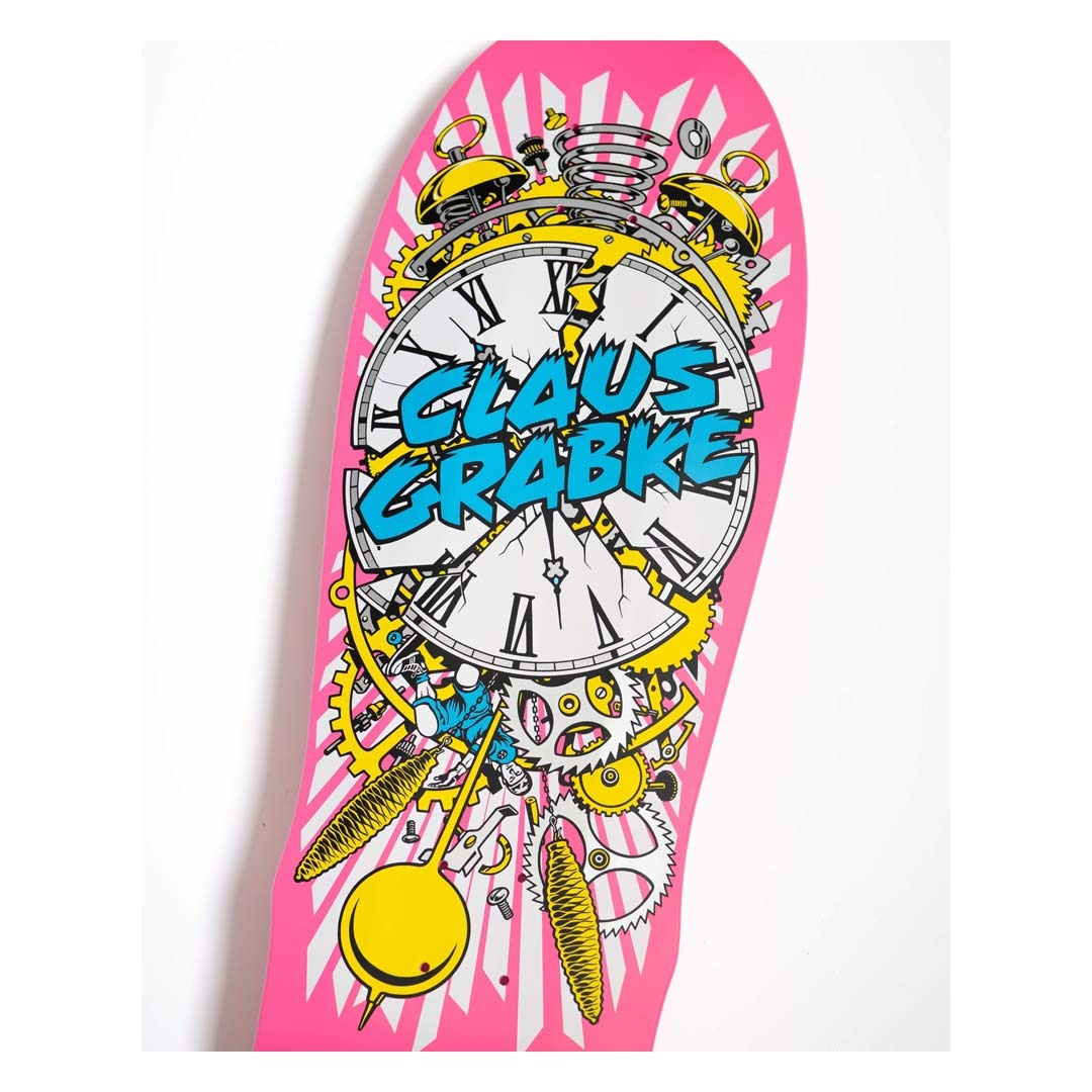Santa Cruz Skateboards Grabke Exploding Clock Reissue 10.04"
