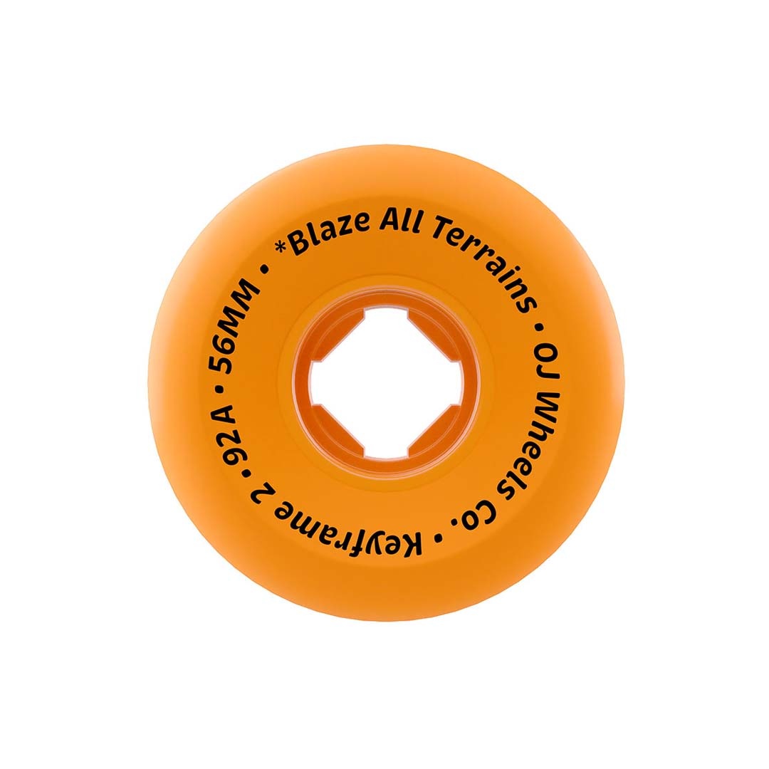 OJ Wheels Realtree APX Keyframe 2 Orange 92a 56mm