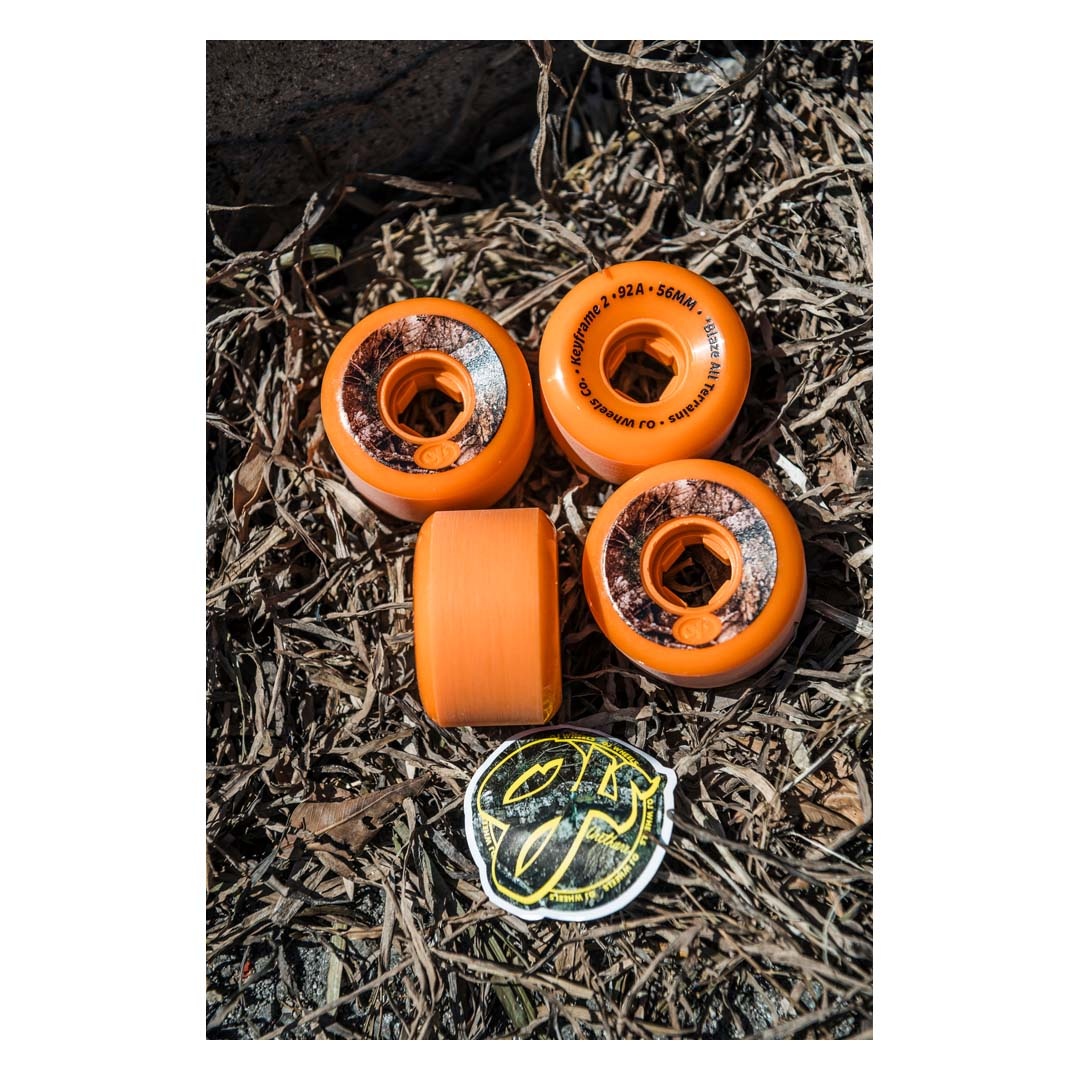 OJ Wheels Realtree APX Keyframe 2 Orange 92a 56mm