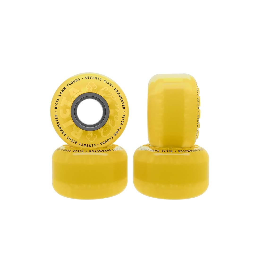 Ricta Clouds Yellow Black 78a 54mm