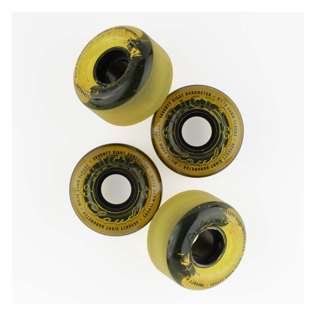 Ricta Clouds Yellow Black 78a 54mm