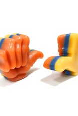 Bro Style Thumbs Up Wax Yellow/Blue/Orange