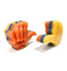 Bro Style Thumbs Up Wax Yellow/Blue/Orange