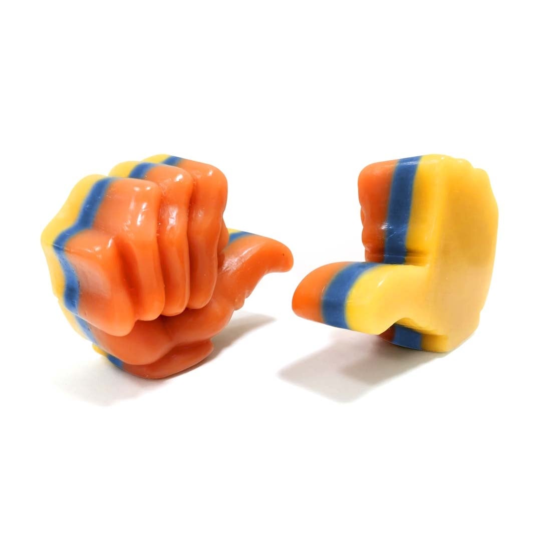 Bro Style Thumbs Up Wax Yellow/Blue/Orange