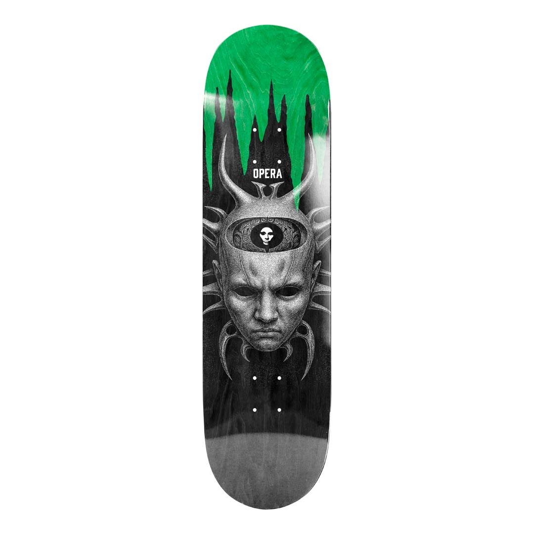 Opera Wood Spider Black/Green 8.25"