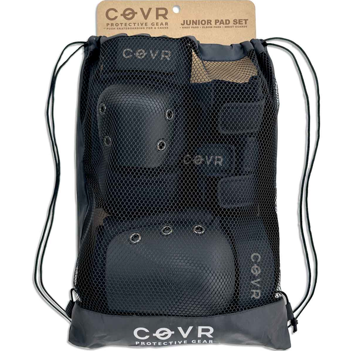 Covr Covr Youth Junior Pad Set Matte Black