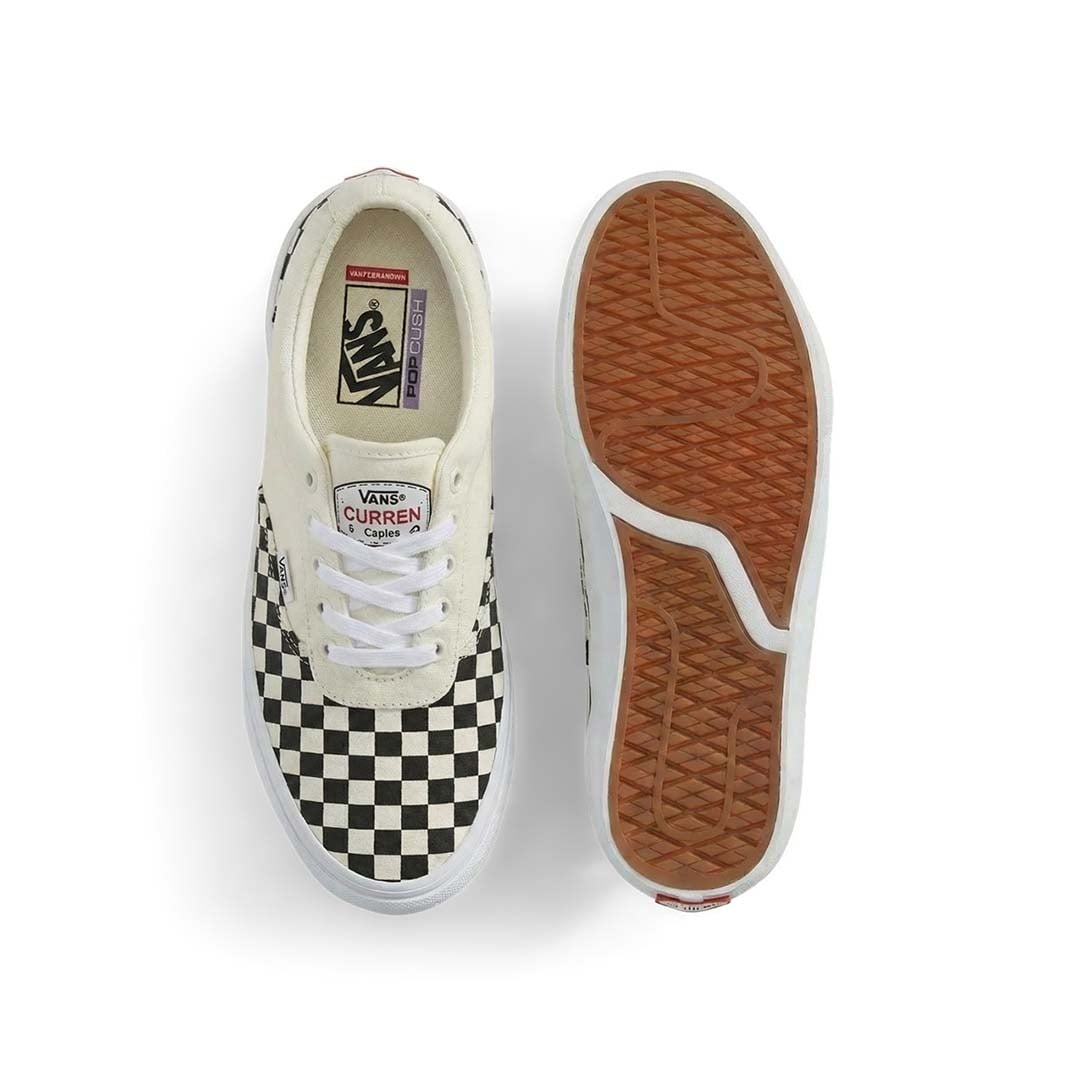 Vans Shoes Skate Curren Caples Checkerboard Black/White