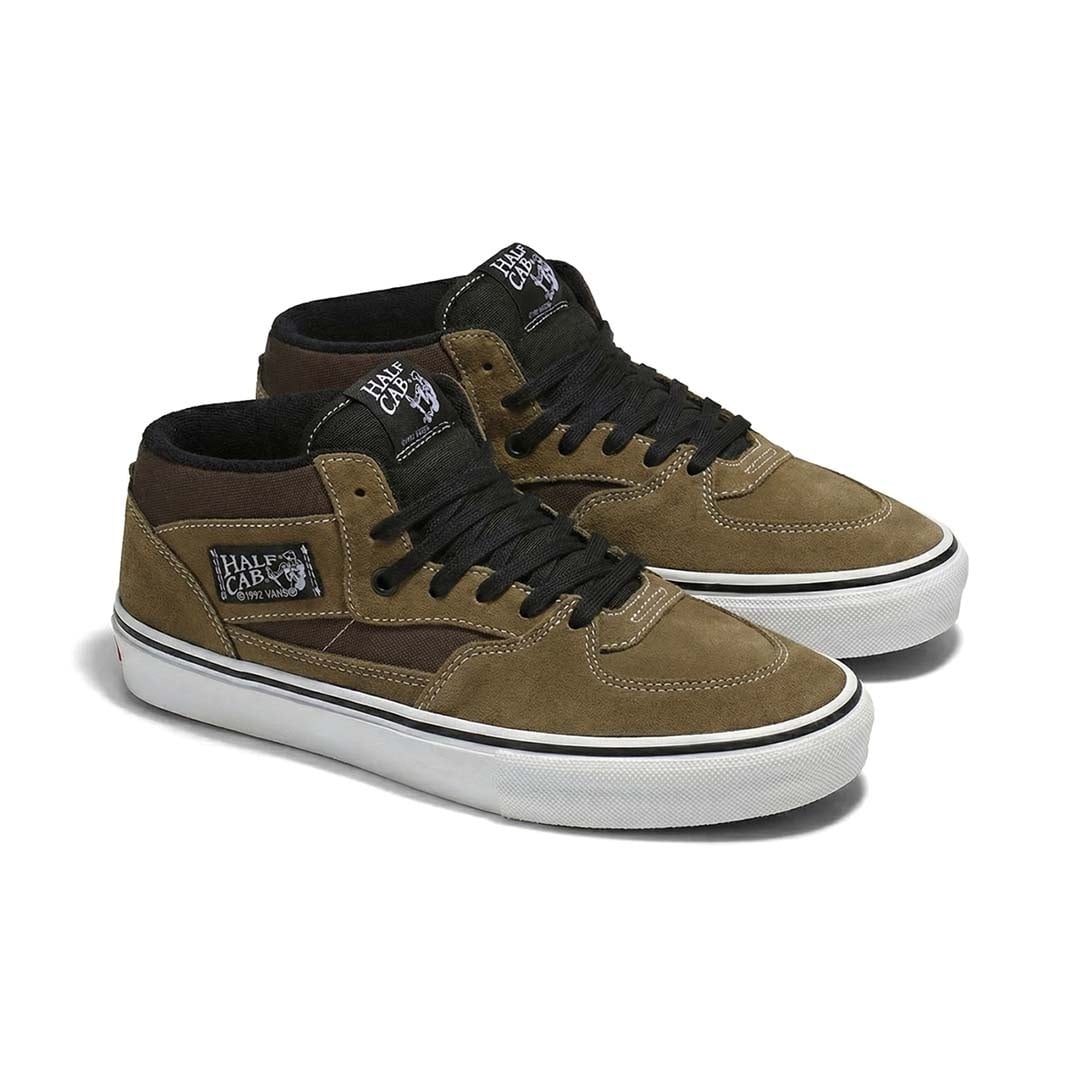 Vans Shoes Skate Half Cab Olive/Brown