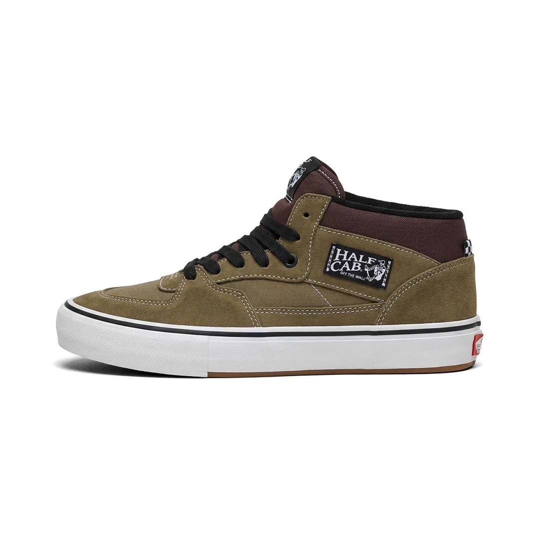 Vans Shoes Skate Half Cab Olive/Brown