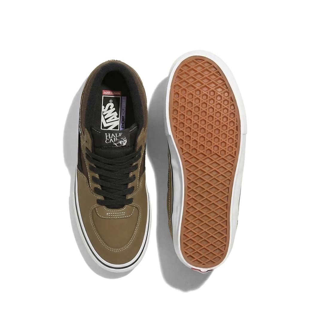 Vans Shoes Skate Half Cab Olive/Brown
