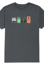 Girl Stomp Pedals Tee Charcoal