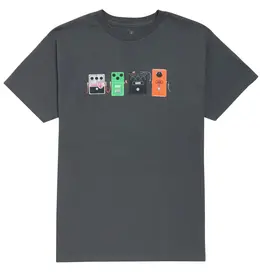 Girl Stomp Pedals Tee Charcoal
