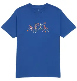 Girl Full Court Squad Tee Aqua Blue