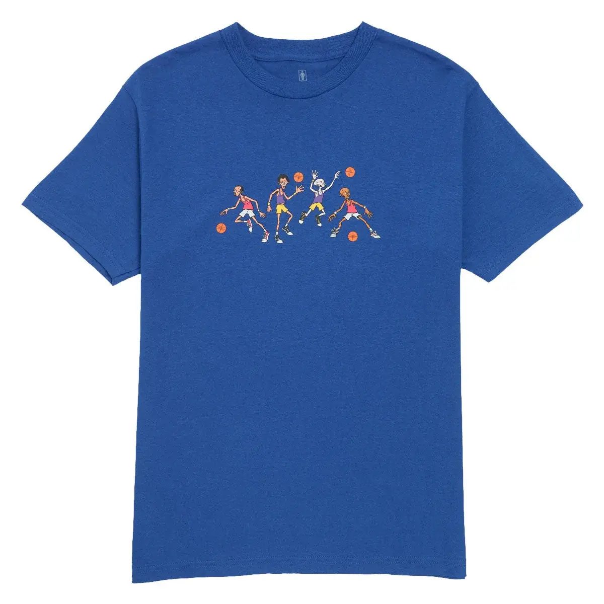 Girl Full Court Squad Tee Aqua Blue