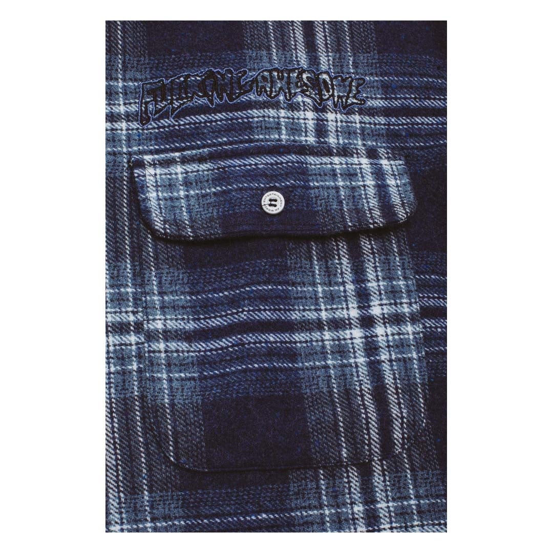 Fucking Awesome FA Long Sleeve Flannel Blue