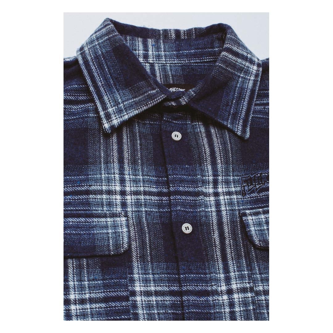 Fucking Awesome FA Long Sleeve Flannel Blue
