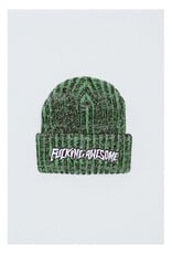 Fucking Awesome Reflective Stripe Beanie Black