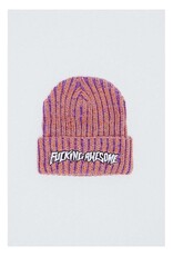 Fucking Awesome Reflective Stripe Beanie Orange