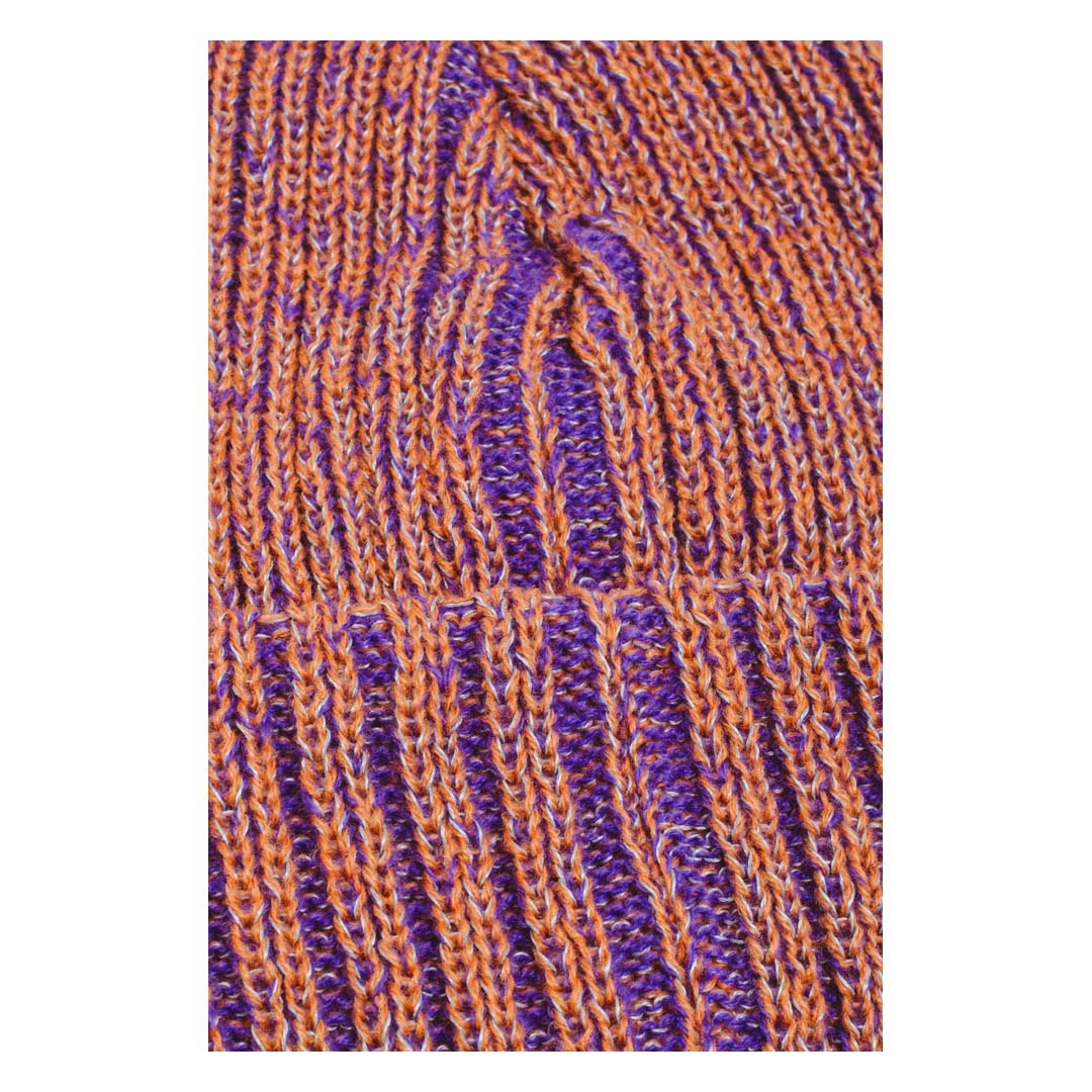 Fucking Awesome Reflective Stripe Beanie Orange