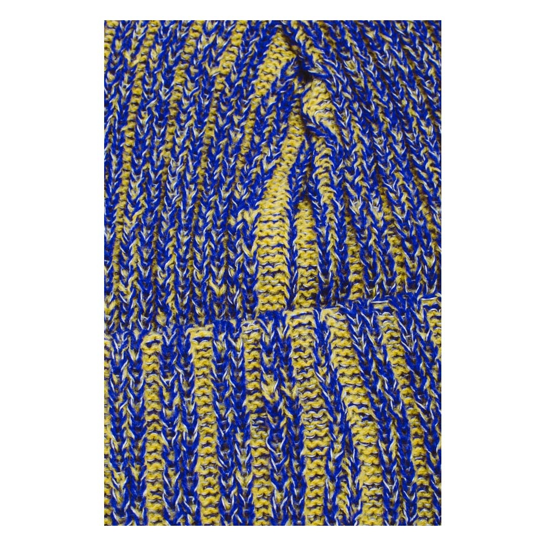 Fucking Awesome Reflective Stripe Beanie Yellow