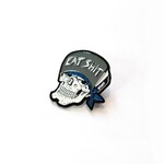 Eat Shit Skull Enamel Pin