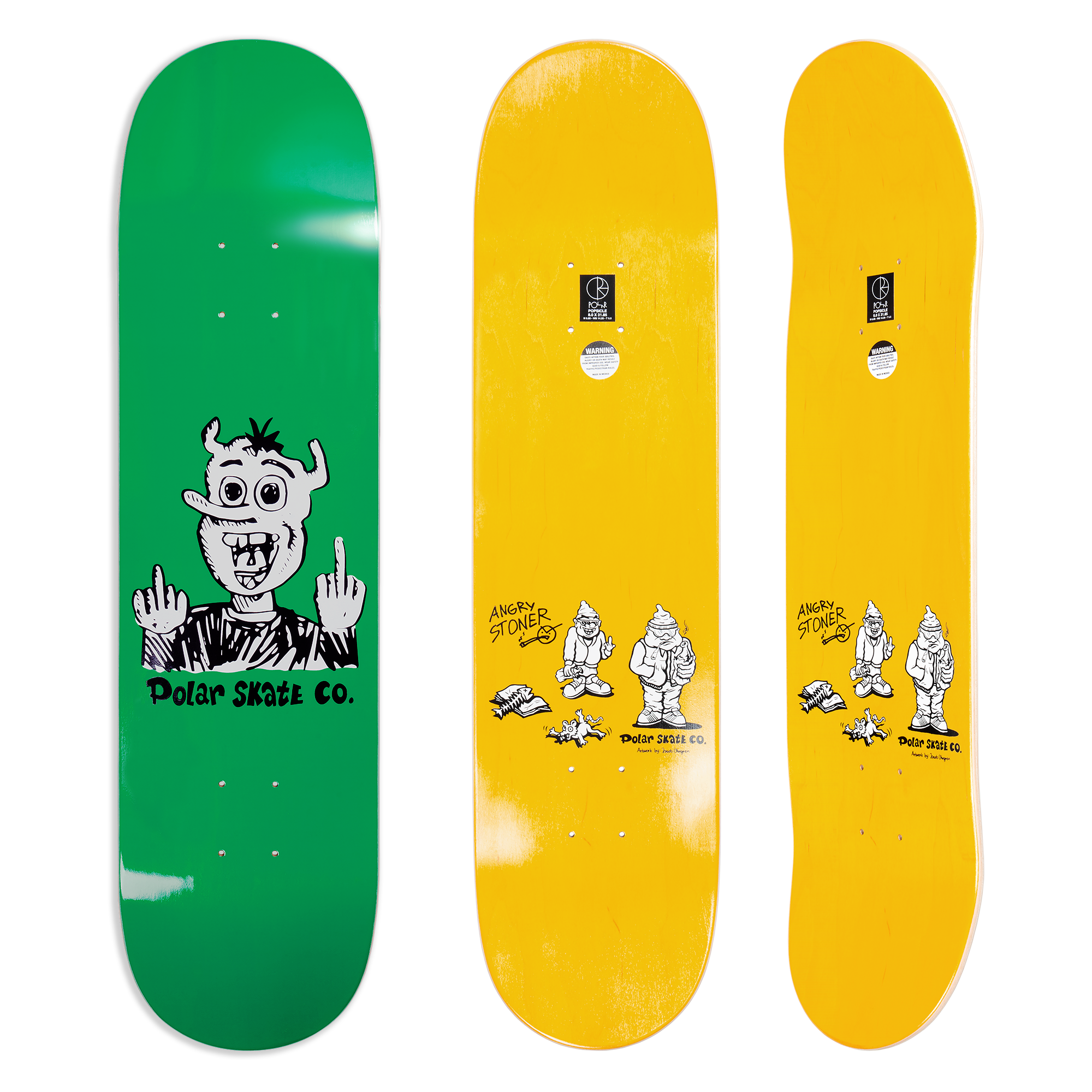 Polar Skate Co. Up Yours! Hunter Green 8.25" Short