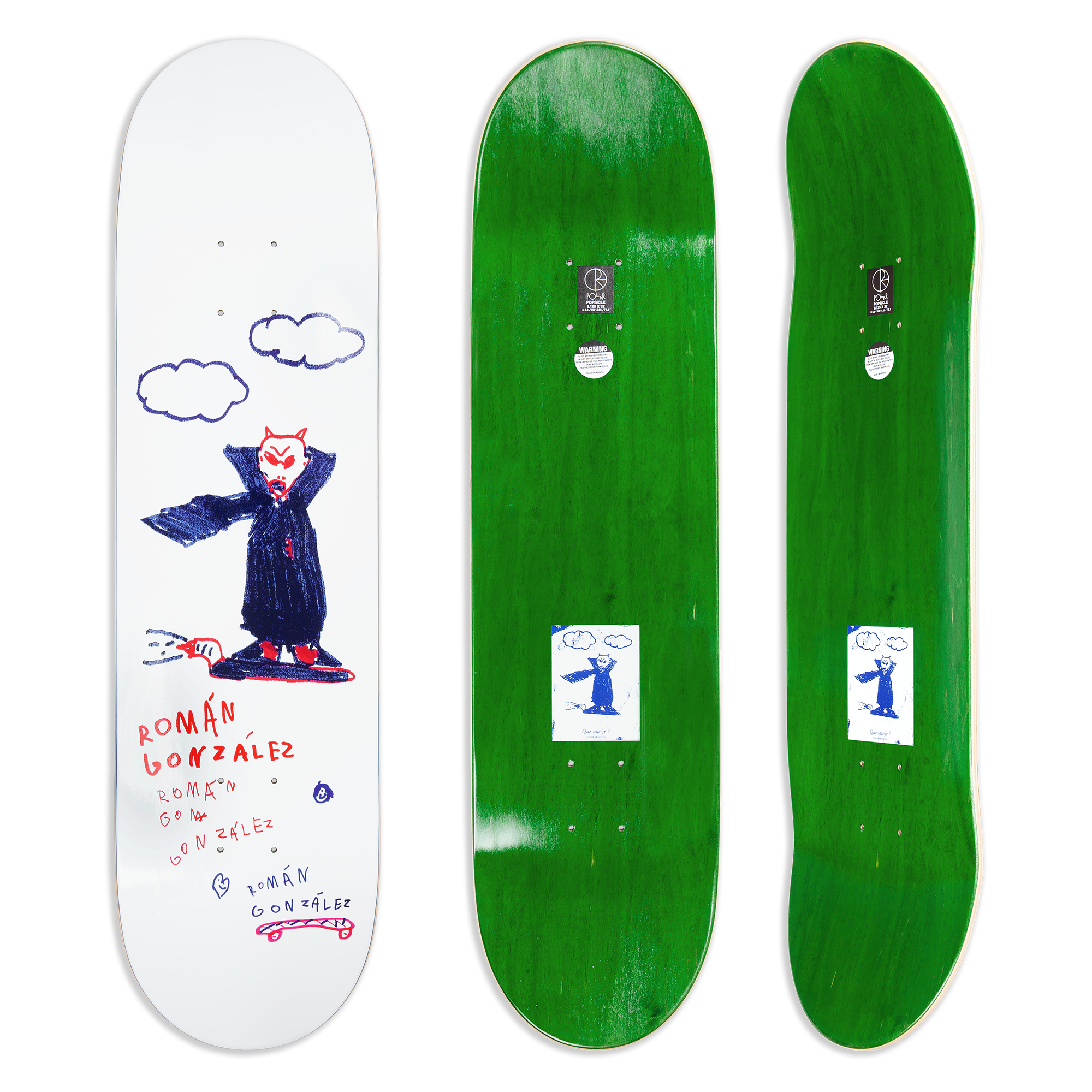 Polar Skate Co. Román González Flying Carpet 8.25"