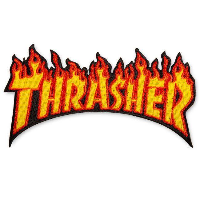 Thrasher Mag. Flame Patch