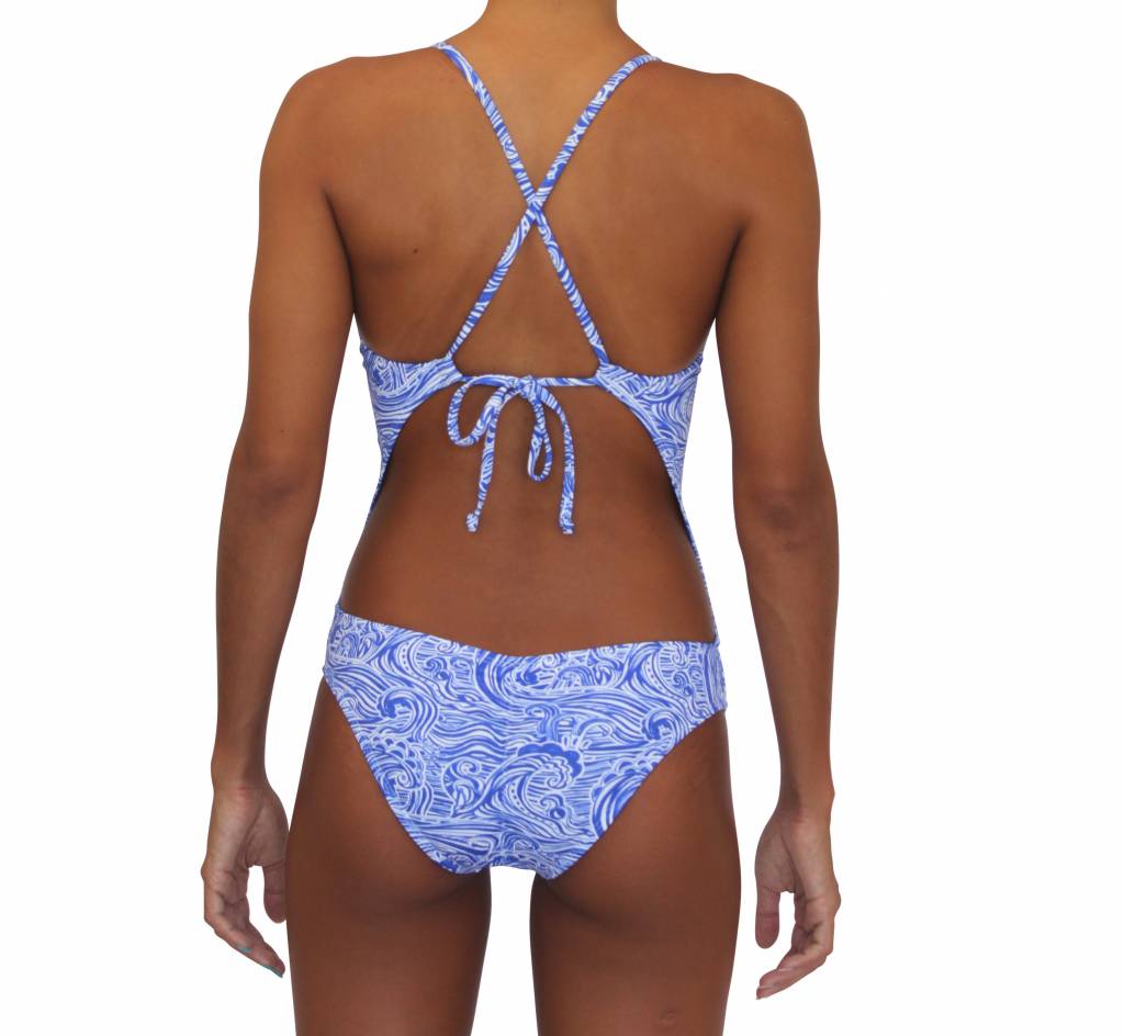 Pualani Sport One Piece Waves