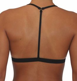 Reversible T-Back Black Solid