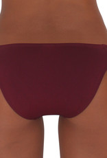 Pualani Scoop With Side Strings Maroon Solid