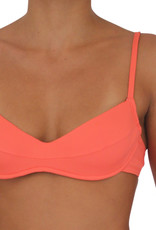 Pualani Bra Top Coral Solid