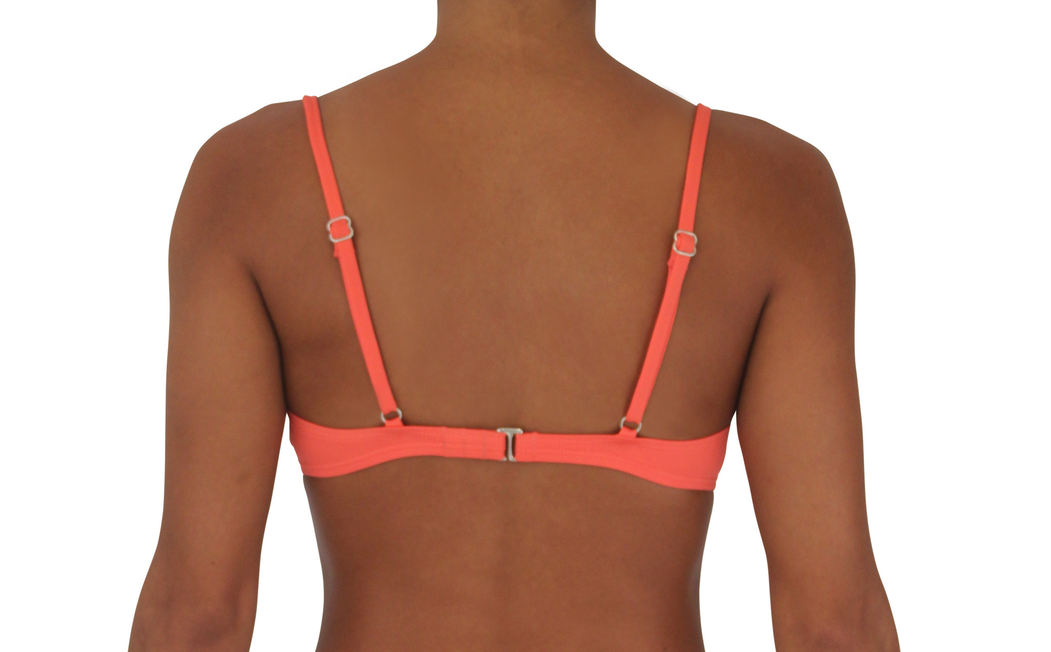 Pualani Bra Top Coral Solid