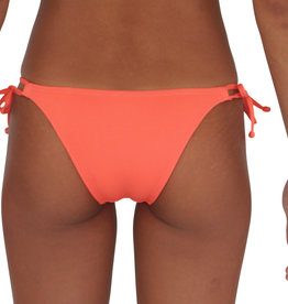 Pualani Skimpy Double Tie Coral Solid