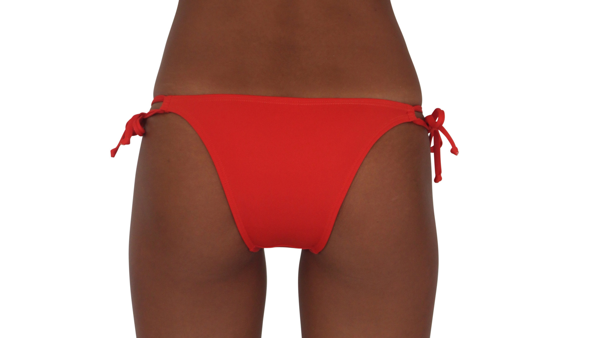 Pualani Skimpy Double Tie Orange Solid