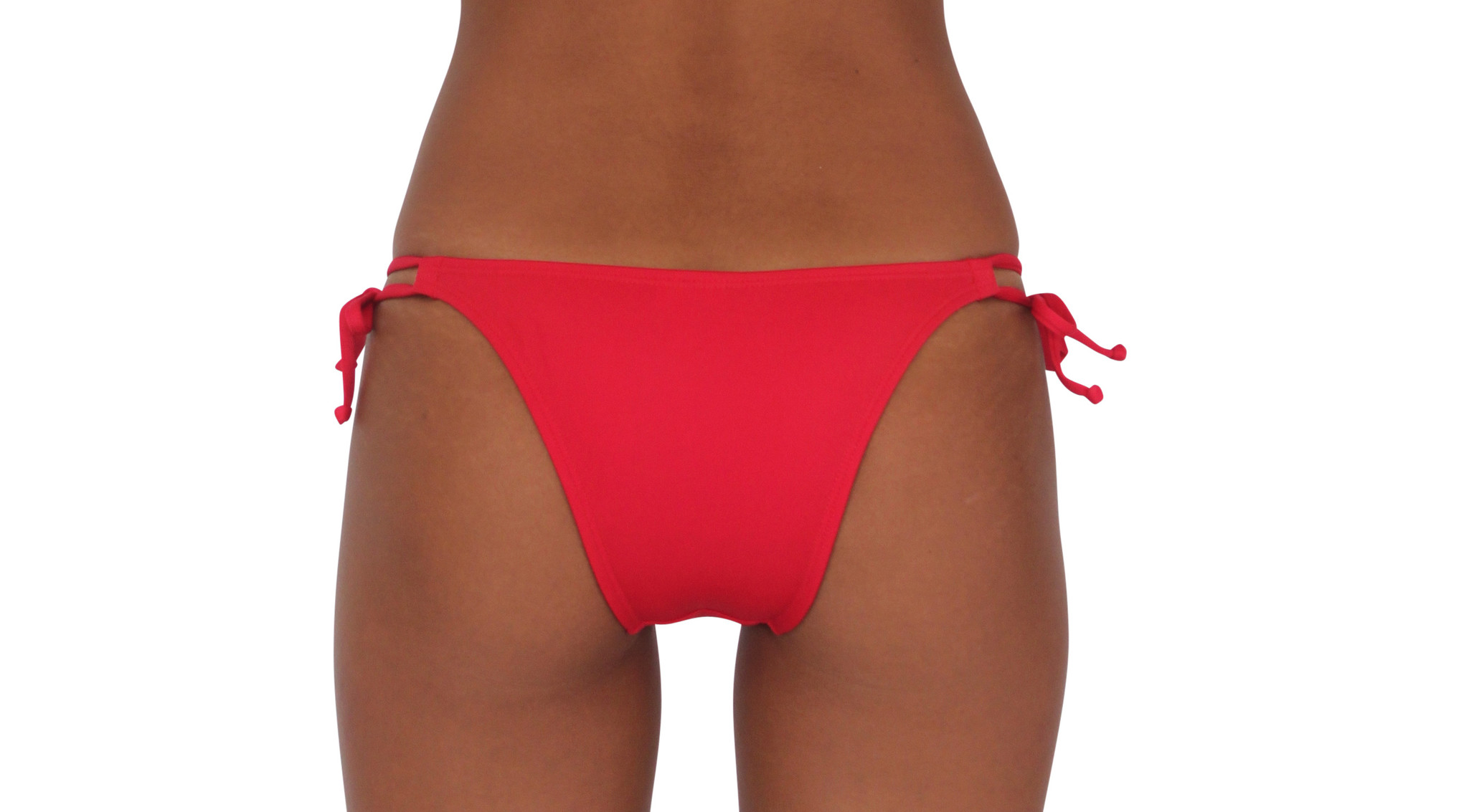 Pualani Skimpy Double Tie Red Solid