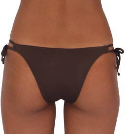Pualani Skimpy Double Tie Chocolate Solid