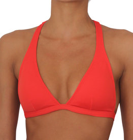 Pualani Halter Orange Solid