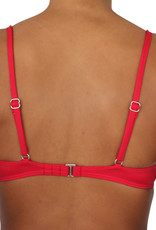 Pualani Bra Top Red Solid