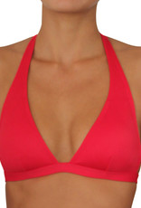 Pualani Halter Red Solid