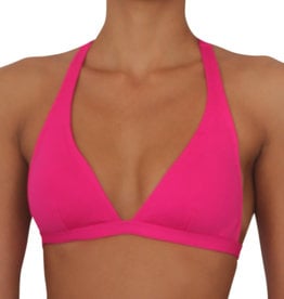 Pualani Halter Fuschia Solid