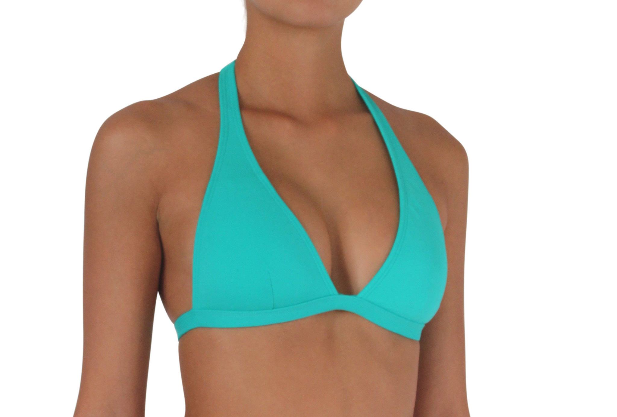 Pualani Halter Sea Green Solid