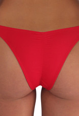 Pualani Skimpy Scrunch Rio Red Solid